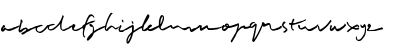 Download Buadly Signature Regular Font Lowercase Preview