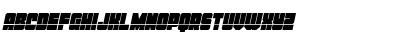 Download Homebase Low Laser Italic Regular Font Lowercase Preview