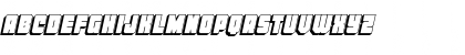 Download Homebase Super 3D Italic Regular Font Lowercase Preview