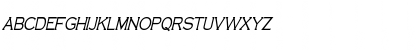 Download CobaltThin Italic Font Lowercase Preview