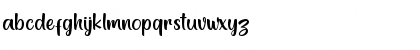 Download Jelly Blush Regular Font Lowercase Preview