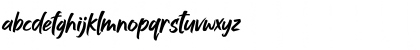 Download Jushley Shine Regular Font Lowercase Preview
