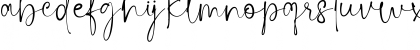 Download Kaithryn Personal Use Regular Font Lowercase Preview