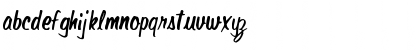 Download PaintStroke58 Regular Font Lowercase Preview