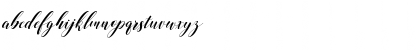 Download Loveya Script Italic Regular Font Lowercase Preview