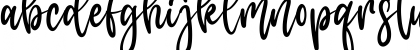 Download masterbaker Regular Font Lowercase Preview