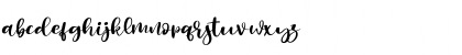 Download Millenial Script - Personal Use Regular Font Lowercase Preview