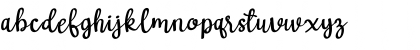 Download Minangrosa Regular Font Lowercase Preview