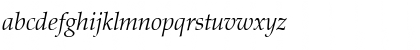 Download Palatino LT Light Italic Font Lowercase Preview