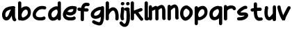 Download Parenda Pop Comic Regular Font Lowercase Preview