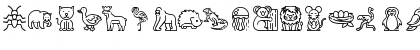 Download PhonicsAnimals2 Regular Font Lowercase Preview