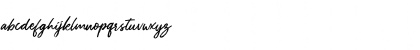 Download Pitchey Bloom Personal Use Regular Font Lowercase Preview