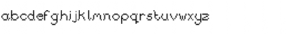 Download PixeledEveyLouv1 Medium Font Lowercase Preview