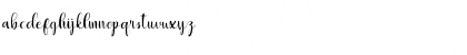 Download Pretty Regular Font Lowercase Preview