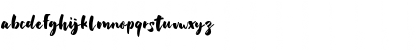 Download Pretty Lily Regular Font Lowercase Preview