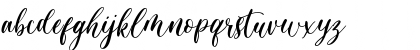 Download Pretty Smile Regular Font Lowercase Preview