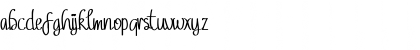 Download Pubarash Lulu Demo Regular Font Lowercase Preview