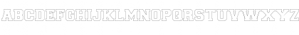 Download CollegiateBorderFLF Regular Font Lowercase Preview