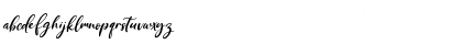 Download Purple Bougenville Italic Regular Font Lowercase Preview