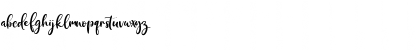 Download Purple Bougenville Regular Font Lowercase Preview