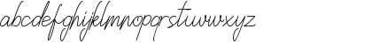 Download Qittuny Signature Regular Font Lowercase Preview