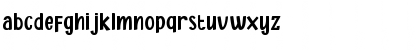 Ranked Hockey Regular Font Lowercase Preview
