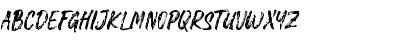 Download Rawk Brush Regular Font Lowercase Preview