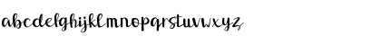 Download Salsabila Regular Font Lowercase Preview