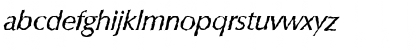Download ColumbiaRandom Italic Font Lowercase Preview