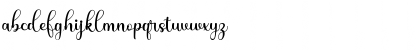 Download ShinyAisyah Regular Font Lowercase Preview