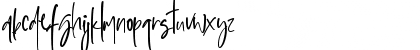 Download Sophisticated Signature Regular Font Lowercase Preview