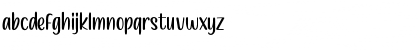 Download Vaneisya Regular Font Lowercase Preview