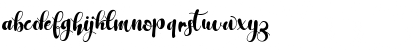 Download Victoria Melody Regular Font Lowercase Preview
