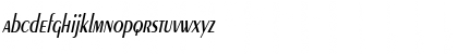Download PareCondensed Italic Font Lowercase Preview
