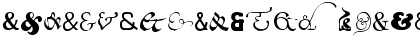 Download Ampersands Two Regular Font Lowercase Preview