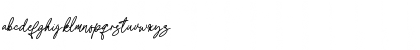 Download Aortha Lucy Regular Font Lowercase Preview
