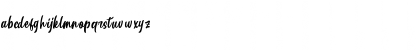Download Betharie Regular Font Lowercase Preview