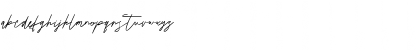 Download Boutique Kamilla Free Regular Font Lowercase Preview