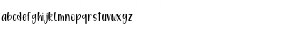 Download Bravocado Regular Font Lowercase Preview