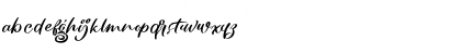 Download Brentley Script Regular Font Lowercase Preview