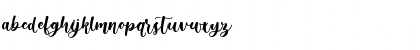 Download brownies cake Regular Font Lowercase Preview