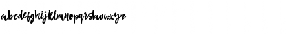 Download Butterfree Regular Font Lowercase Preview