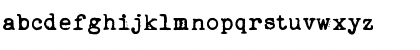 Download Dogtown Typewriter Normal Font Lowercase Preview