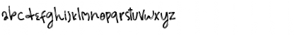 Download Existancy Regular Font Lowercase Preview