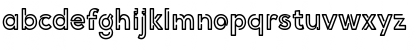 Download Exthing Regular Font Lowercase Preview