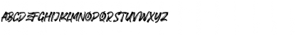 Download FIGHTER BRUSH Regular Font Lowercase Preview