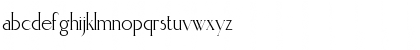 Download ParkLane Revised Regular Font Lowercase Preview