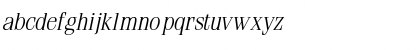 Download CompendiumLightSSK Italic Font Lowercase Preview
