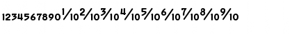 Download Numbers Premium Regular Font Lowercase Preview