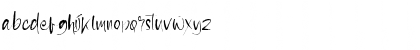 Download Pollutant Regular Font Lowercase Preview